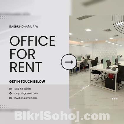Premium Fully Furnished Office Space for Rent in Bashundhara